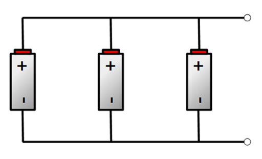 Baterias conexion paralelo